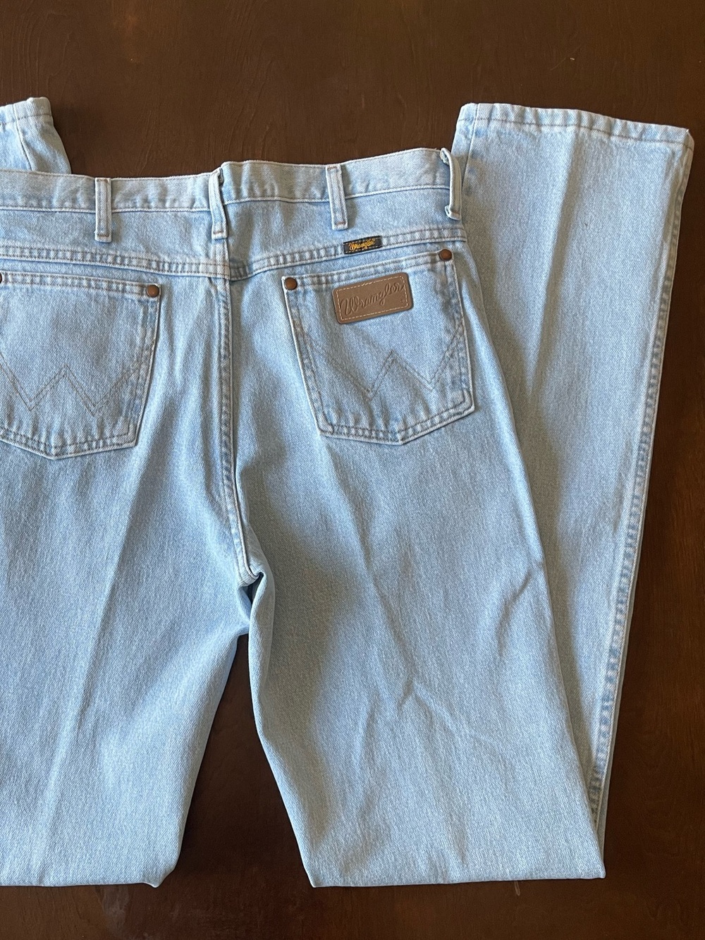 Wrangler Men’s Cowboy Cut Bleach Slim Fit Jeans